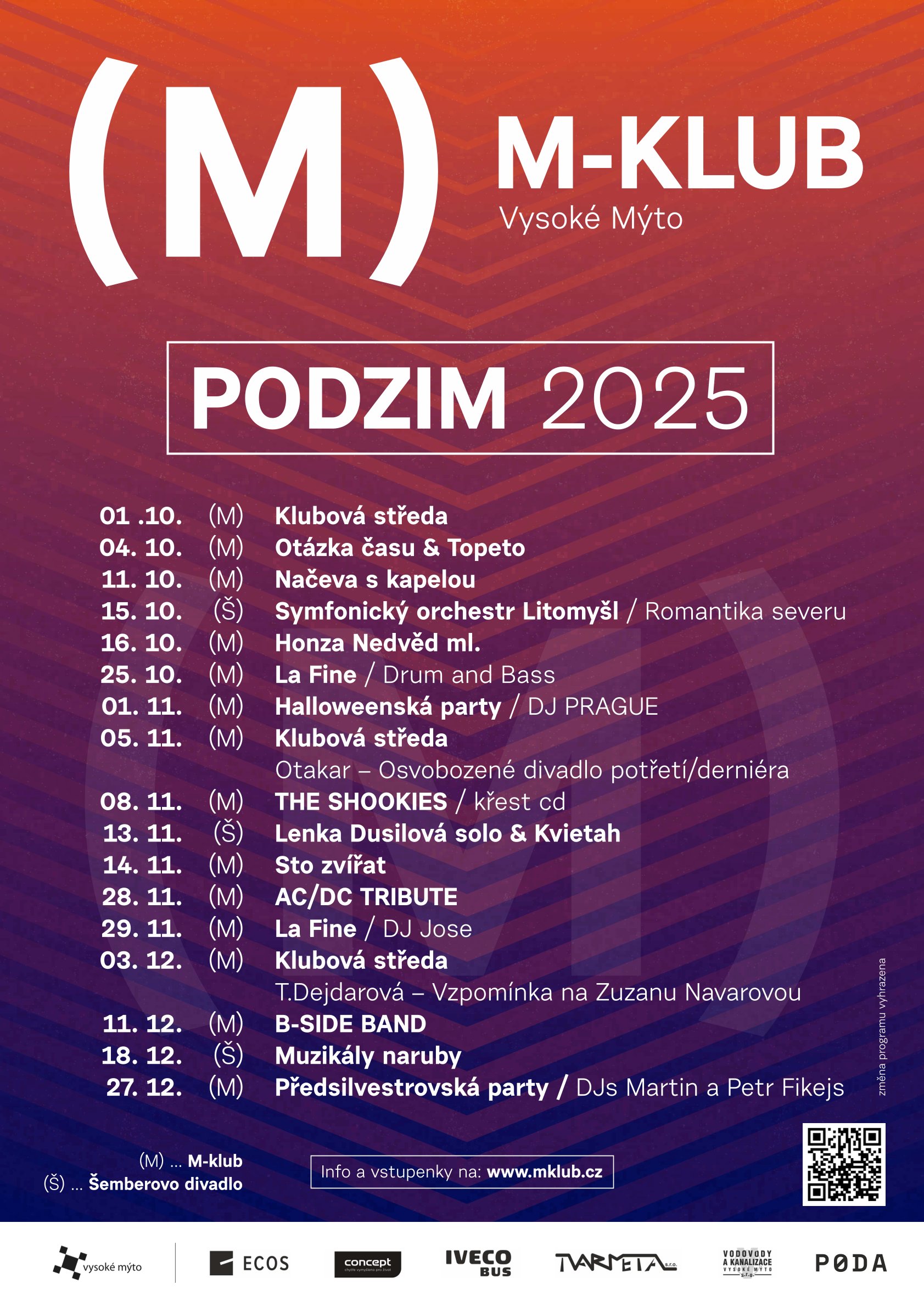 Mklub podzim 2025