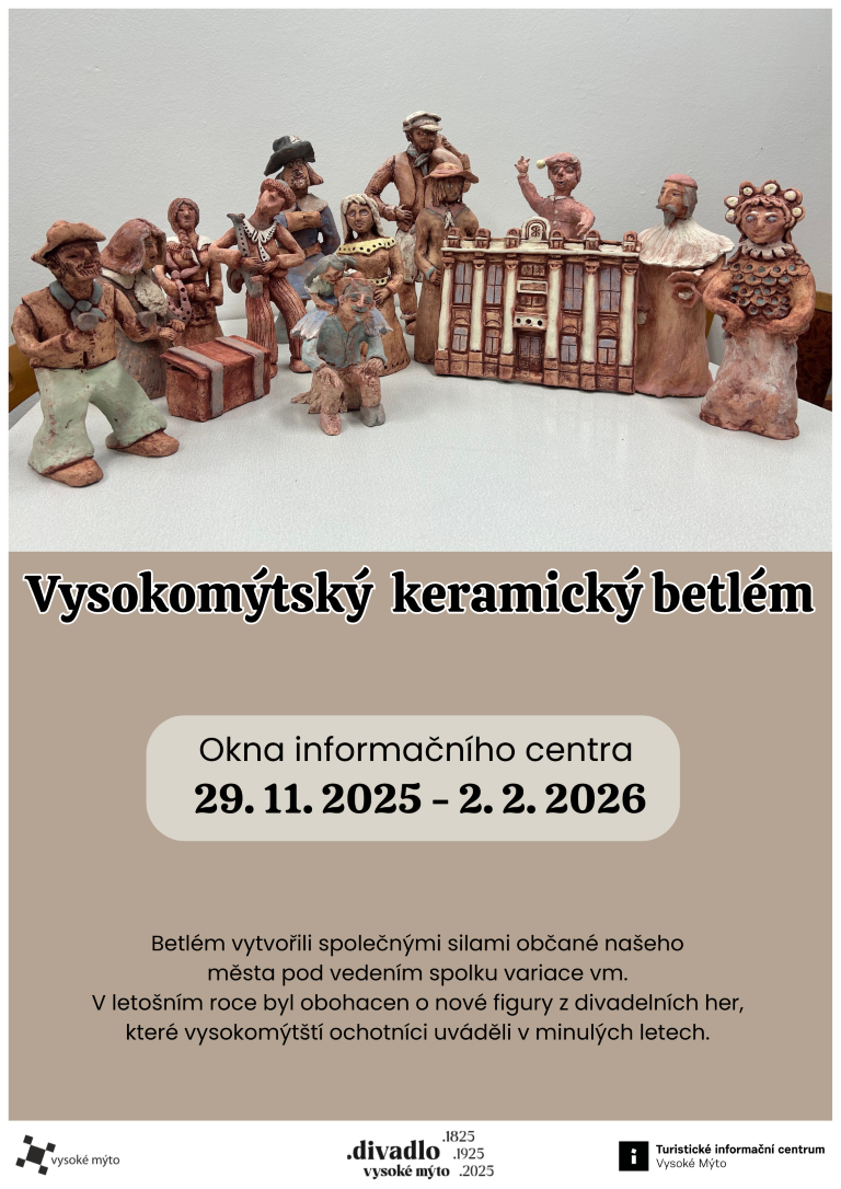 Vysokomýtský keramický betlém finále Střední